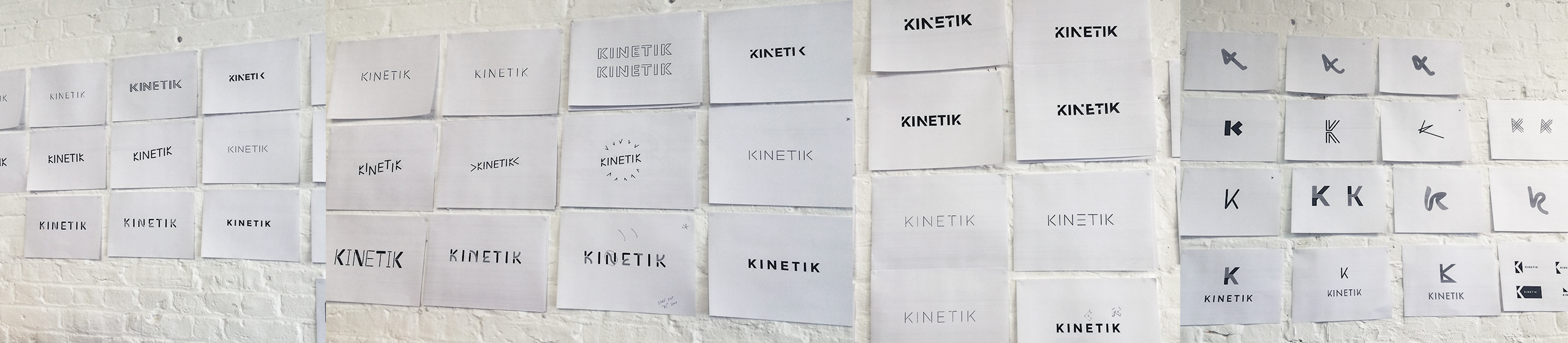 kinetik logo wall