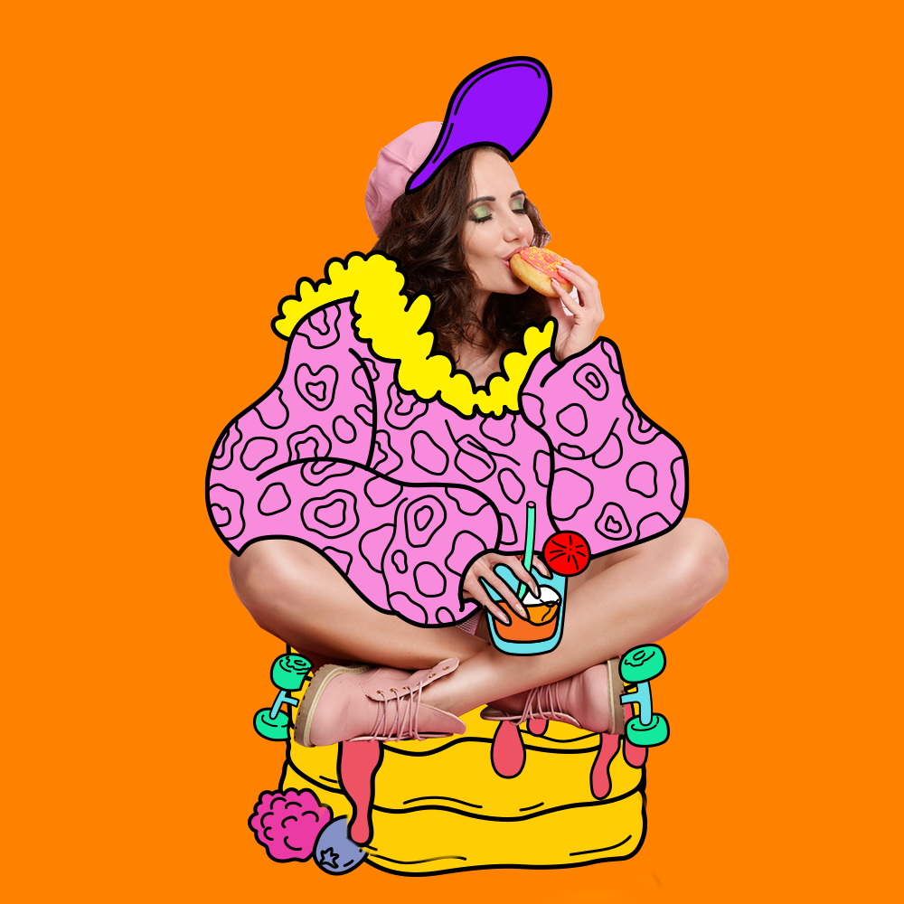 Menulog_BallerBanquet_Illustration_PlaneGirl